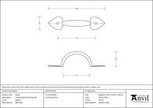 Load image into Gallery viewer, 45245 Pewter Small Shropshire Pull Handle