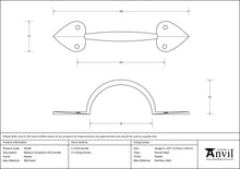 Load image into Gallery viewer, 45246 Pewter Medium Shropshire Pull Handle