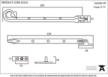 Load image into Gallery viewer, 45253 Pewter 8" Shropshire Window Stay