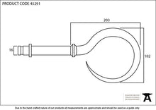 Load image into Gallery viewer, 45291 Pewter Hook Curtain Finial (Pair)