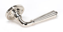 Load image into Gallery viewer, 45321 Polished Nickel Hinton Lever on Rose Set