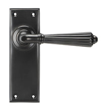 Load image into Gallery viewer, 45329 Aged Bronze Hinton Lever Latch Set