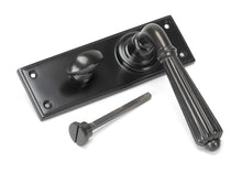 Load image into Gallery viewer, 45330 Aged Bronze Hinton Lever Bathroom Set