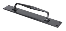 Load image into Gallery viewer, 45377 Aged Bronze 425mm Art Deco Pull Handle on Backplate
