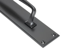 Load image into Gallery viewer, 45377 Aged Bronze 425mm Art Deco Pull Handle on Backplate