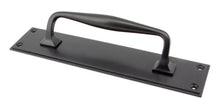 Load image into Gallery viewer, 45382 Aged Bronze 300mm Art Deco Pull Handle on Backplate