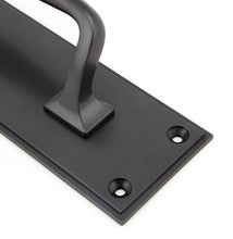 Load image into Gallery viewer, 45382 Aged Bronze 300mm Art Deco Pull Handle on Backplate