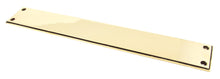 Load image into Gallery viewer, 45384 Aged Brass 425mm Art Deco Fingerplate
