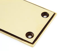Load image into Gallery viewer, 45389 Aged Brass 300mm Art Deco Fingerplate
