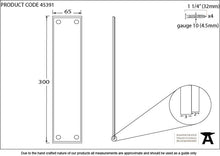 Load image into Gallery viewer, 45391 Polished Nickel 300mm Art Deco Fingerplate