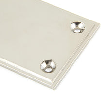 Load image into Gallery viewer, 45391 Polished Nickel 300mm Art Deco Fingerplate