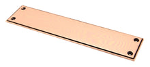 Load image into Gallery viewer, 45393 Polished Bronze 300mm Art Deco Fingerplate