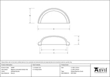Load image into Gallery viewer, 45409 Polished Bronze Regency Concealed Drawer Pull