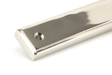 Load image into Gallery viewer, 45425 Polished Nickel Reeded Slimline Lever Latch Set