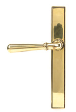 Load image into Gallery viewer, 45429 Aged Brass Newbury Slimline Lever Latch Set