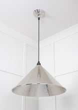 Load image into Gallery viewer, 45433 Hammered Nickel Hockley Pendant