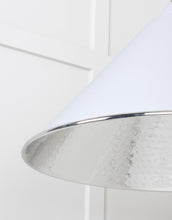 Load image into Gallery viewer, 45433BI Hammered Nickel Hockley Pendant in Birch