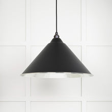 Load image into Gallery viewer, 45433EB Hammered Nickel Hockley Pendant in Elan Black