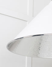 Load image into Gallery viewer, 45433F Hammered Nickel Hockley Pendant in Flock