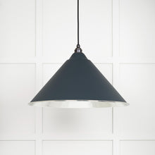 Load image into Gallery viewer, 45433SO Hammered Nickel Hockley Pendant in Soot