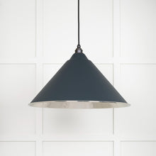 Load image into Gallery viewer, 45433SO Hammered Nickel Hockley Pendant in Soot