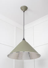 Load image into Gallery viewer, 45433TU Hammered Nickel Hockley Pendant in Tump