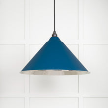 Load image into Gallery viewer, 45433U Hammered Nickel Hockley Pendant in Upstream