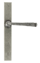 Load image into Gallery viewer, 45446 Pewter Avon Slimline Lever Latch Set