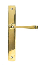 Load image into Gallery viewer, 45448 Aged Brass Avon Slimline Lever Latch Set