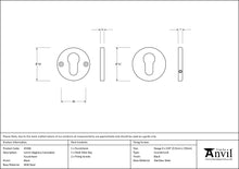 Load image into Gallery viewer, 45466 Black 52mm Regency Concealed Escutcheon