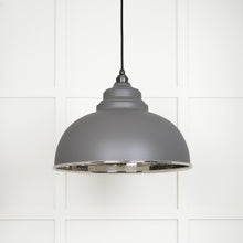 Load image into Gallery viewer, 45472BL Hammered Nickel Harborne Pendant in Bluff