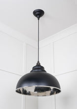 Load image into Gallery viewer, 45472EB Hammered Nickel Harborne Pendant in Elan Black