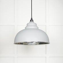 Load image into Gallery viewer, 45472F Hammered Nickel Harborne Pendant in Flock