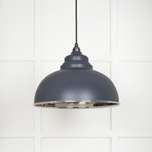 Load image into Gallery viewer, 45472SL Hammered Nickel Harborne Pendant in Slate
