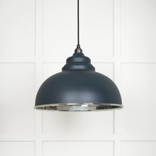 Load image into Gallery viewer, 45472SO Hammered Nickel Harborne Pendant in Soot