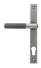 Load image into Gallery viewer, 45529 Pewter Brompton Slimline Lever Espag. Lock Set