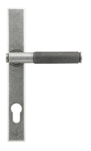 Load image into Gallery viewer, 45529 Pewter Brompton Slimline Lever Espag. Lock Set