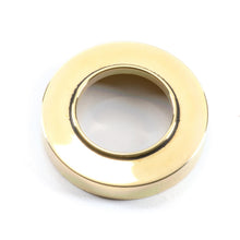 Load image into Gallery viewer, 45611 Aged Brass Avon Round Lever on Rose Set (Plain)