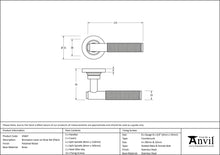 Load image into Gallery viewer, 45667 Polished Nickel Brompton Lever on Rose Set (Plain)