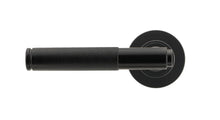 Load image into Gallery viewer, 45671 Black Brompton Lever on Rose Set (Plain)