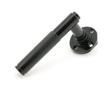Load image into Gallery viewer, 45674 Black Brompton Lever on Rose Set (Square)