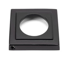 Load image into Gallery viewer, 45678 Matt Black Brompton Lever on Rose Set (Square)