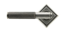 Load image into Gallery viewer, 45682 Pewter Brompton Lever on Rose Set (Square)