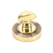 Load image into Gallery viewer, 45733 Aged Brass Round Thumbturn Set (Beehive)