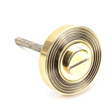 Load image into Gallery viewer, 45733 Aged Brass Round Thumbturn Set (Beehive)
