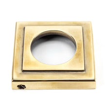 Load image into Gallery viewer, 45734 Aged Brass Round Thumbturn Set (Square)
