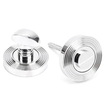 Load image into Gallery viewer, 45737 Polished Chrome Round Thumbturn Set (Beehive)