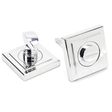 Load image into Gallery viewer, 45738 Polished Chrome Round Thumbturn Set (Square)