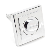 Load image into Gallery viewer, 45738 Polished Chrome Round Thumbturn Set (Square)