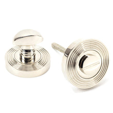 Load image into Gallery viewer, 45741 Polished Nickel Round Thumbturn Set (Beehive)